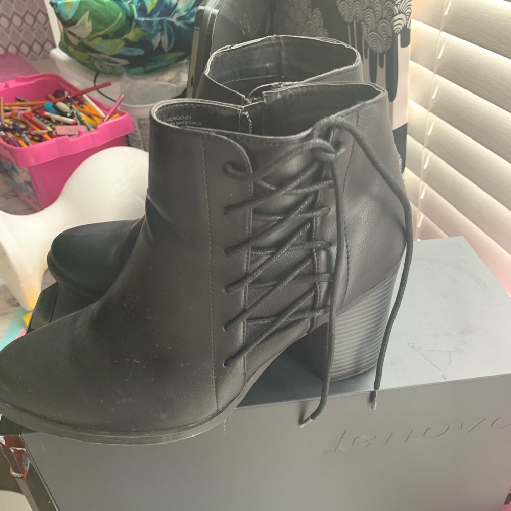Black boots